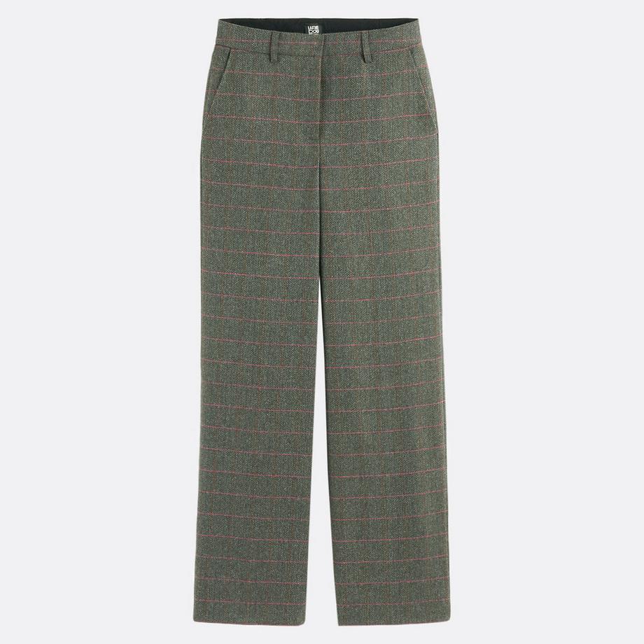 La Redoute Collections Pantalon Large à Carreaux  