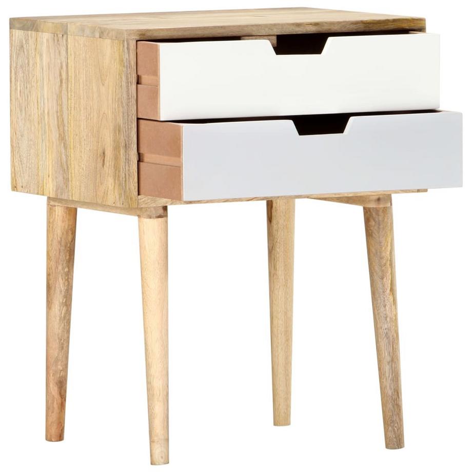 VidaXL Table de chevet bois  
