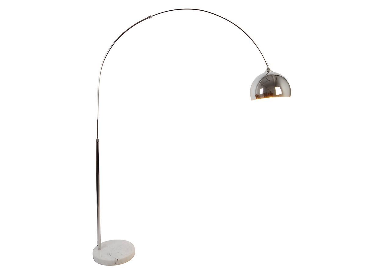 OZAIA Grand lampadaire arc style art déco OMBRAGE Métal marbre 1é  