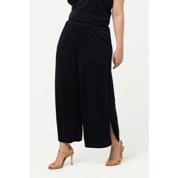 Pantalon Marlene, jambe droite et large, taille élastique