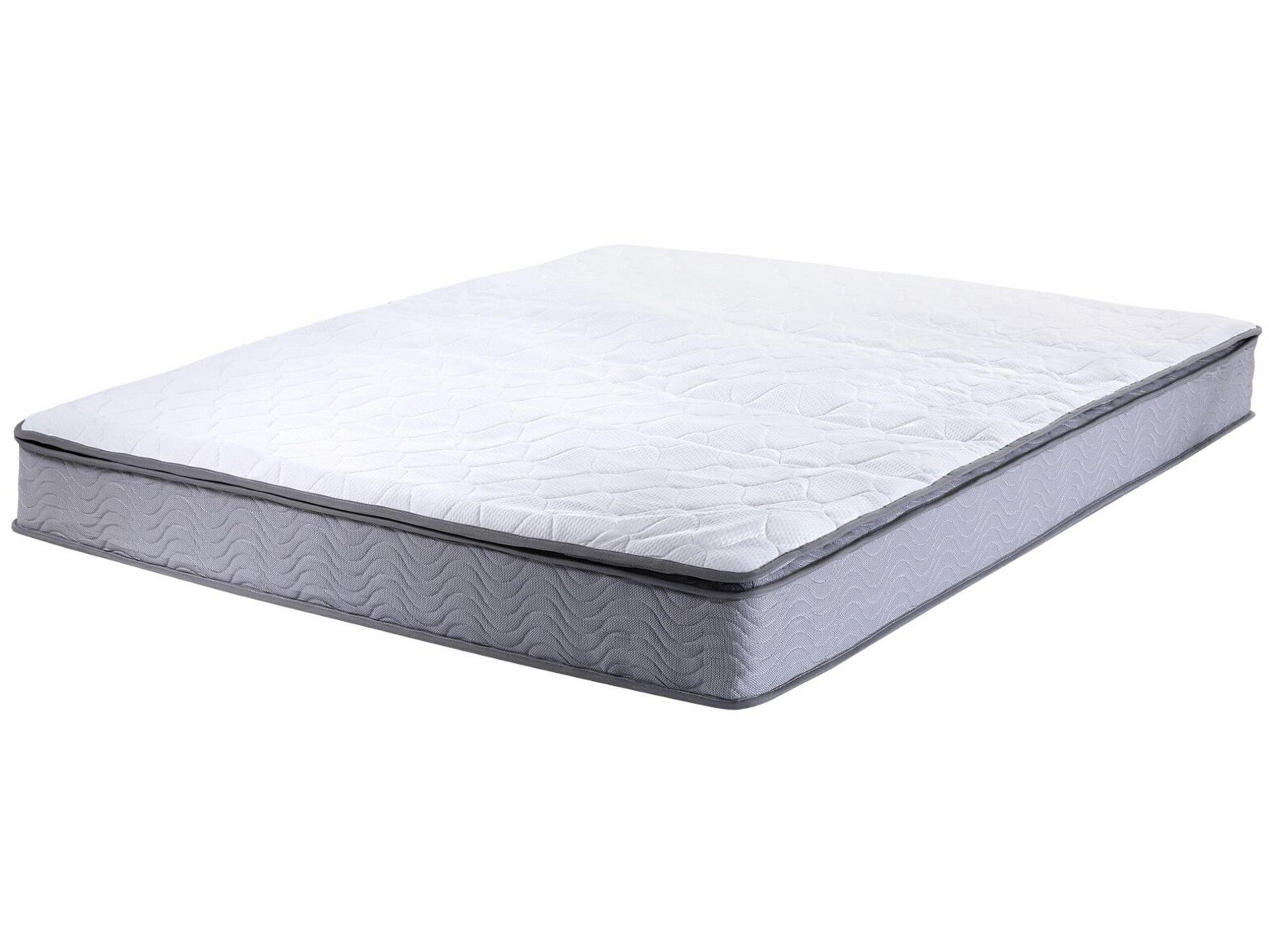 Beliani Matelas à ressorts ensachés en Polyester SPLENDOUR - Dur  