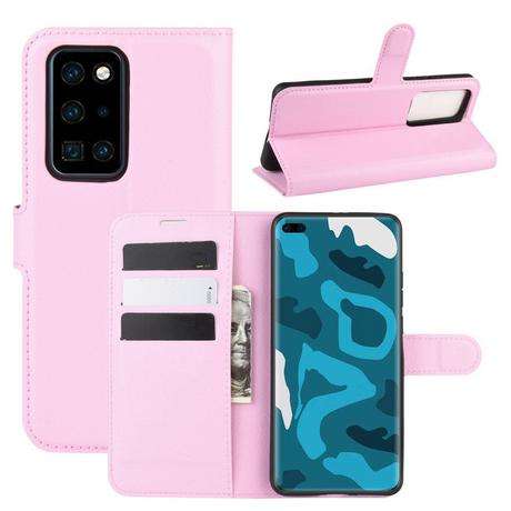 Cover-Discount  Huawei P40 Pro - Etui en cuir coque blanc 