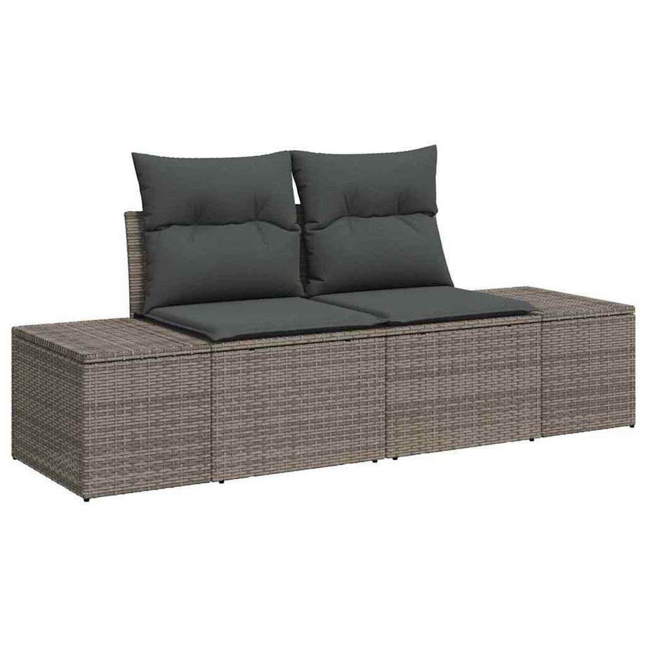VidaXL Mobilier de jardin poly rattan  