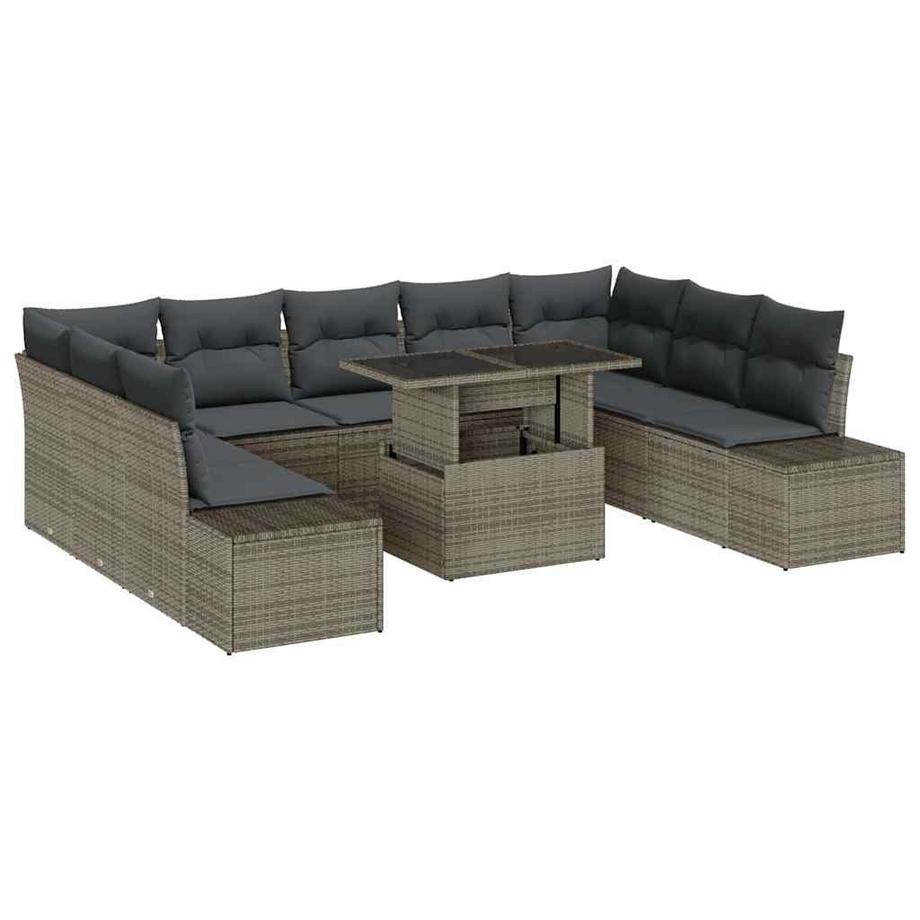 Mobilier de jardin poly rattan