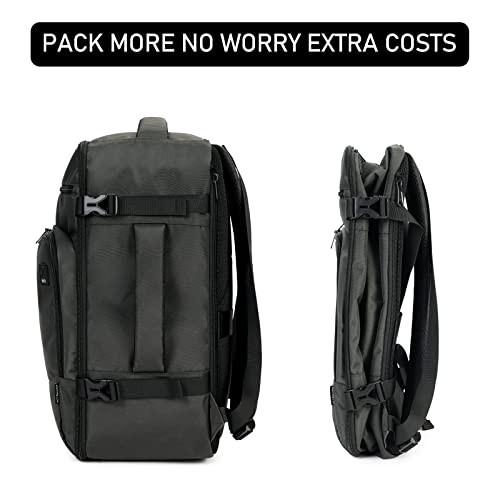 Only-bags.store Rucksack 45 x 36 x 20 cm für Ryanair Flugzeug Reiserucksack Handgepäck Laptop Tagesrucksäcke PET Recycled Umweltfreundlicher Rucksack Wasserdicht unter Sitz 20 L  