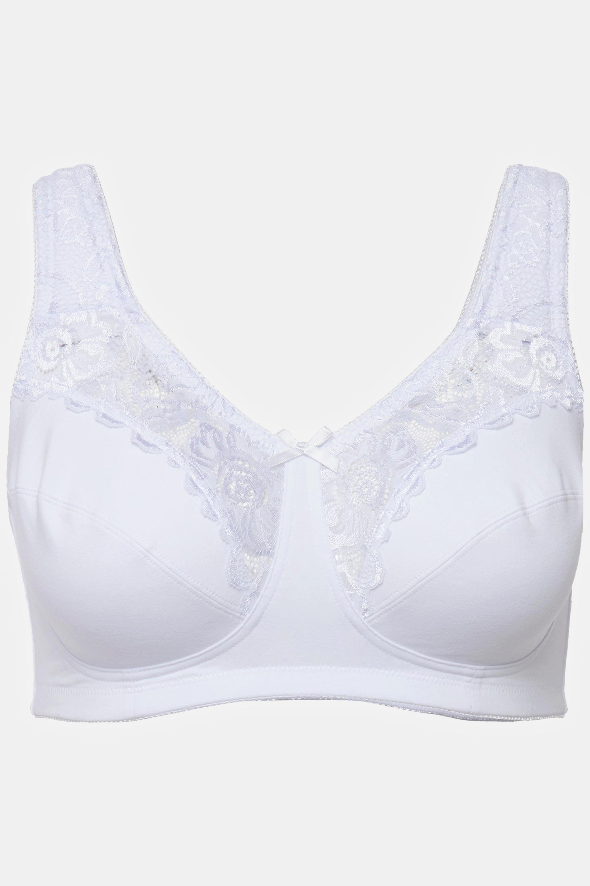 Ulla Popken  Soutien-gorge de maintien Kelly. Modèle sans armatures, dentelle - bonnets C-E 