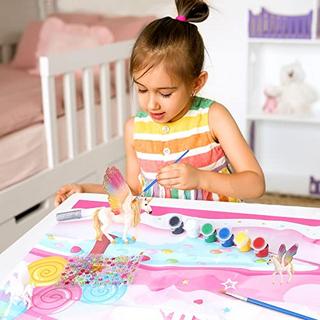 Activity-board  Cadeau licorne, set de coloriage licorne pour enfants avec 12 licornes, set de bricolage enfants filles cadeaux anniversaire, jouet licorne 