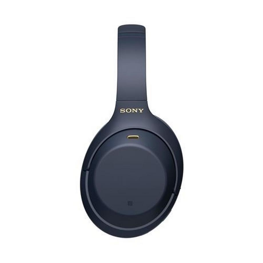 SONY  WH-1000XM4 - Kopfhörer mit Mikrofon - ohrumschlieàŸend - Bluetooth - kabellos, kabelgebunden - NFC - aktive Rauschunterdrückung - 3,5 mm Stecker - Mitternachtsblau 