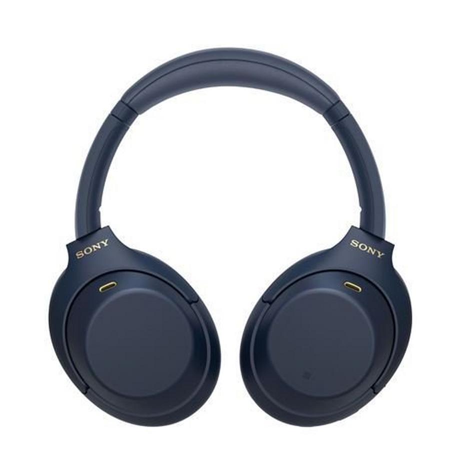 SONY  WH-1000XM4 - Kopfhörer mit Mikrofon - ohrumschlieàŸend - Bluetooth - kabellos, kabelgebunden - NFC - aktive Rauschunterdrückung - 3,5 mm Stecker - Mitternachtsblau 