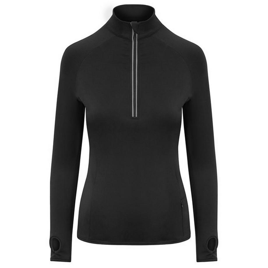 Base Layer Oberteil Mit Halbem Reißverschluss  Langärmlig