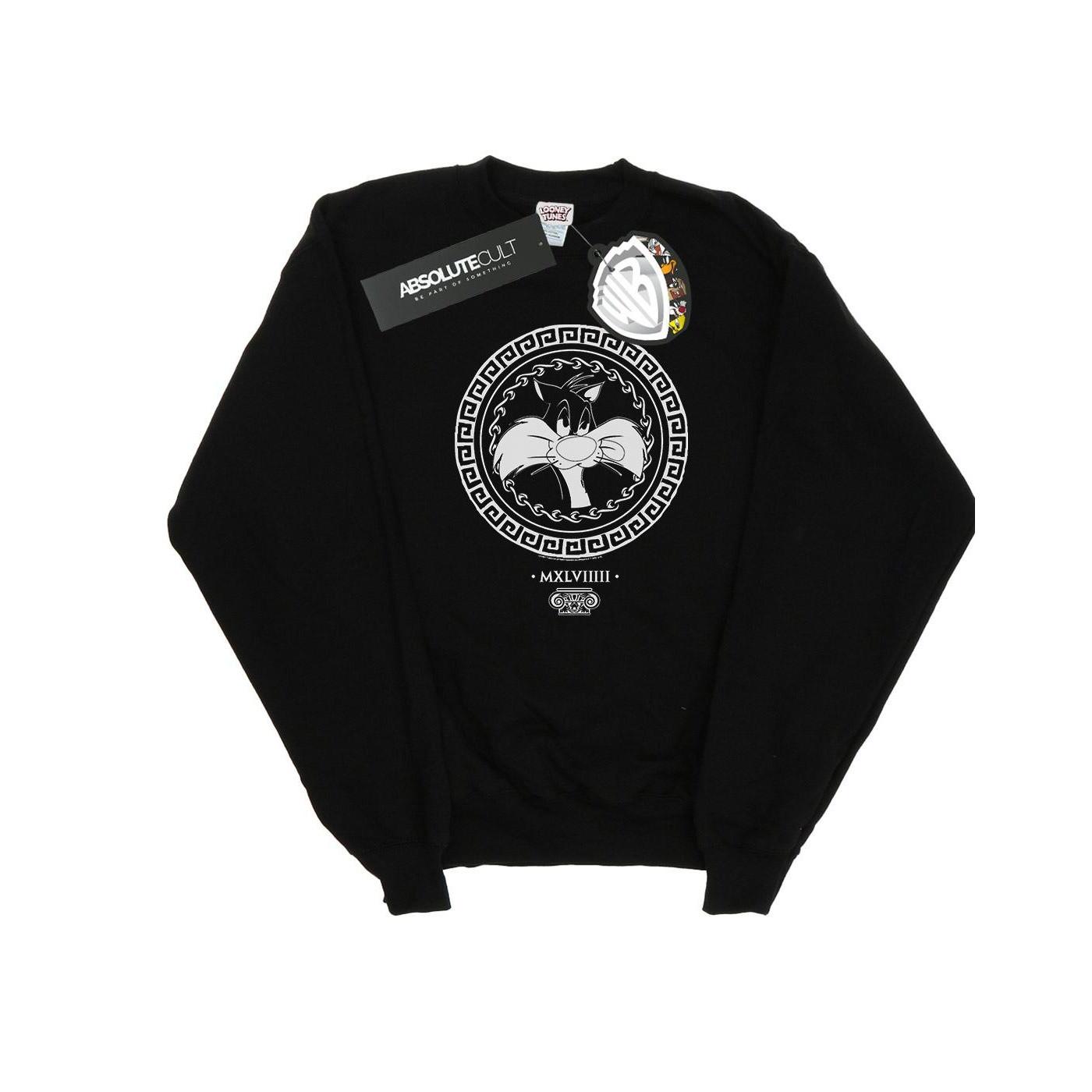 LOONEY TUNES  Sweat SYLVESTER GREEK CIRCLE 