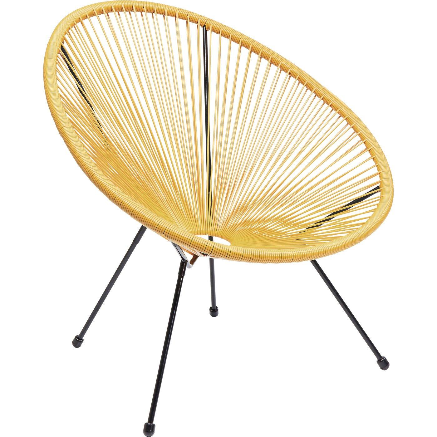 KARE Design Fauteuil Acapulco Jaune  