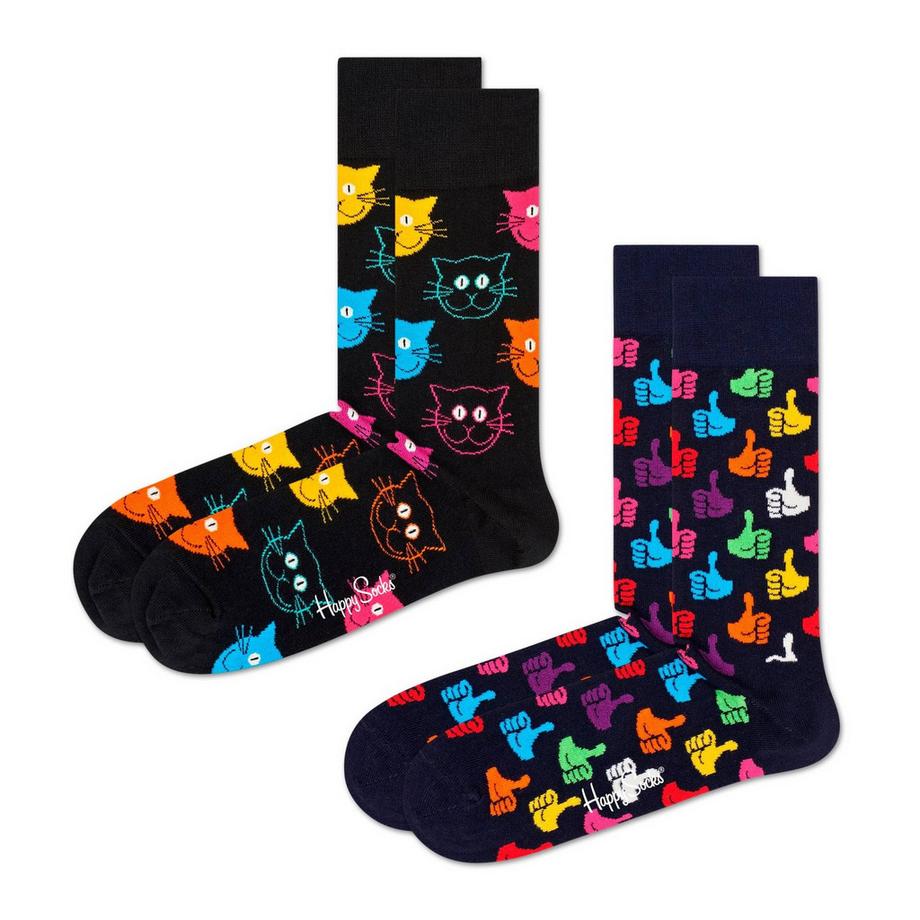 Happy Socks Classic Crew Lot de 2 Chaussettes  