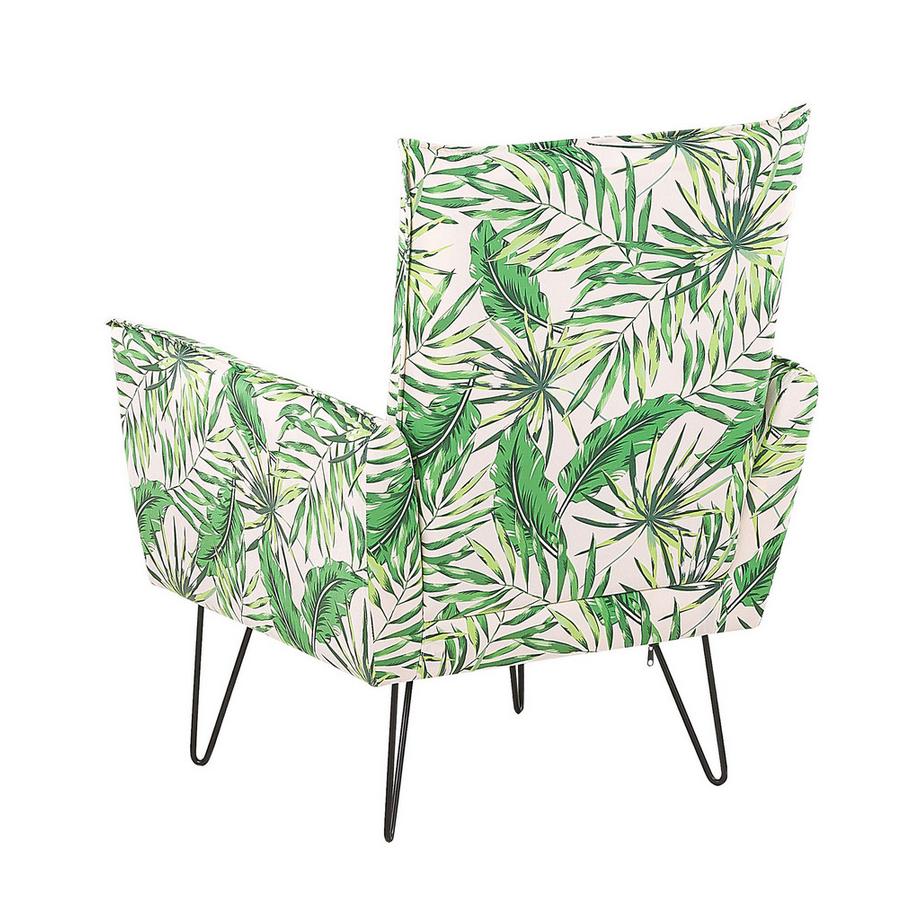 Beliani Sessel aus Stoff Retro RIBE  