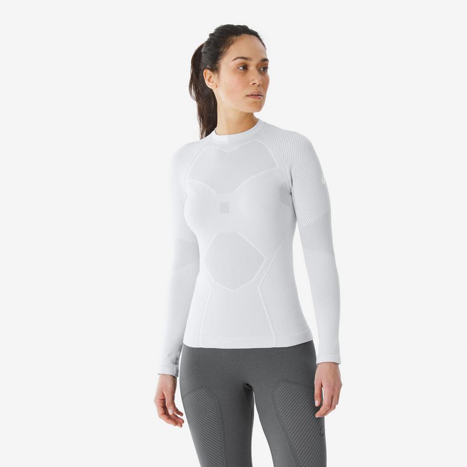 WEDZE  Sous-vêtement thermique et respirant femme, BL TOP 900 tech blanc 