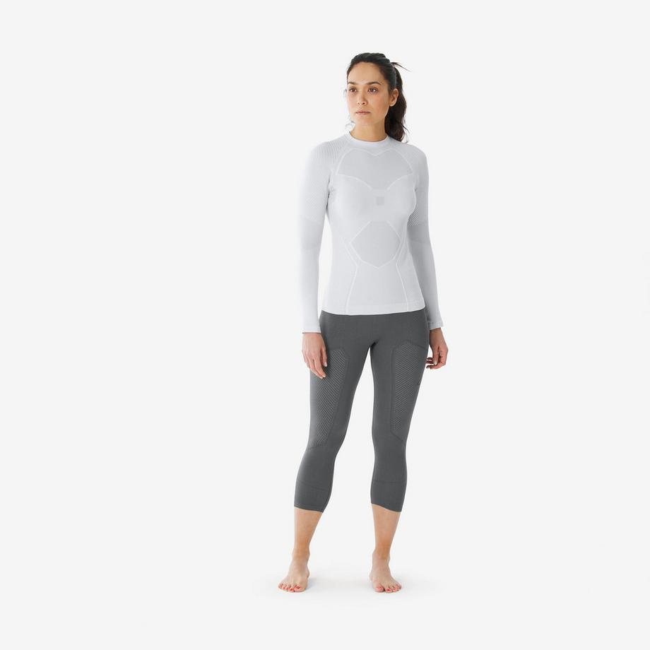 WEDZE  Sous-vêtement thermique et respirant femme, BL TOP 900 tech blanc 