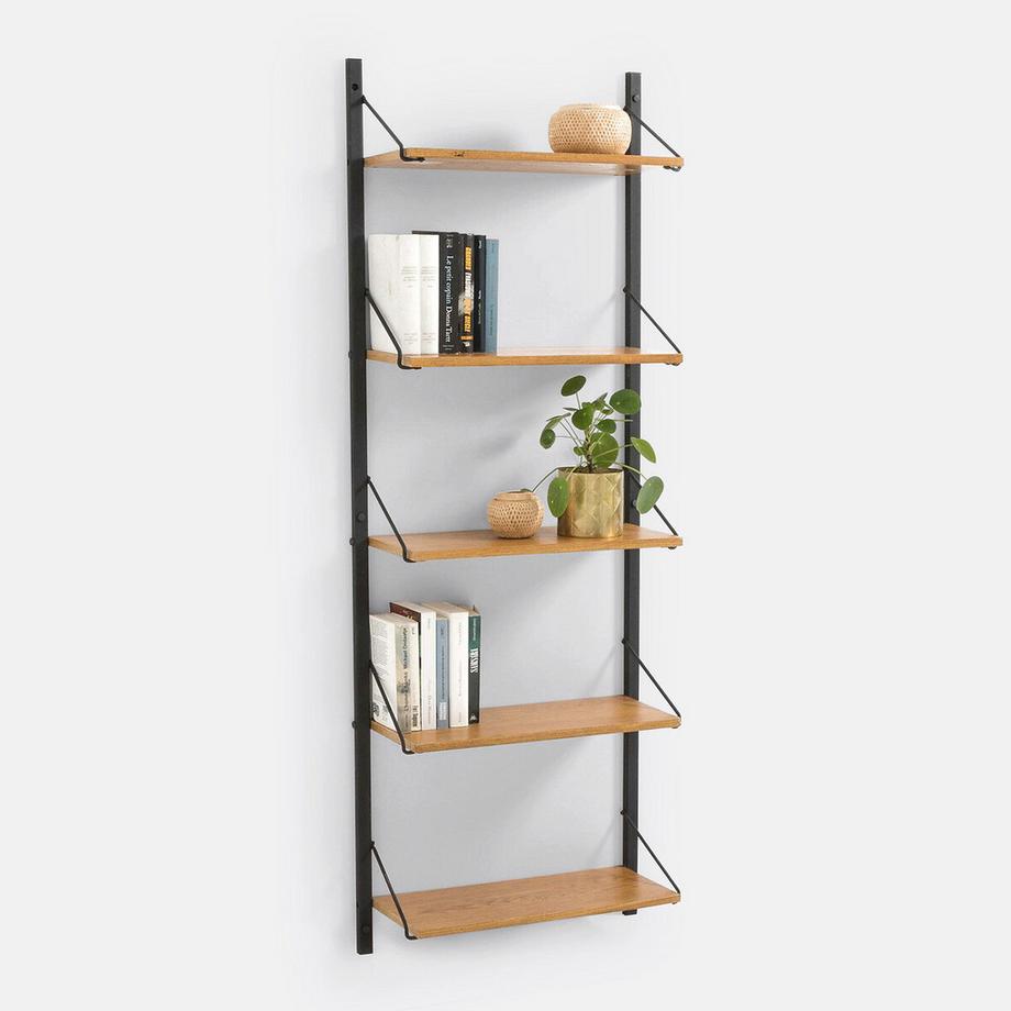 La Redoute Intérieurs Vintage-Wandregal mit Eichenfurnier  