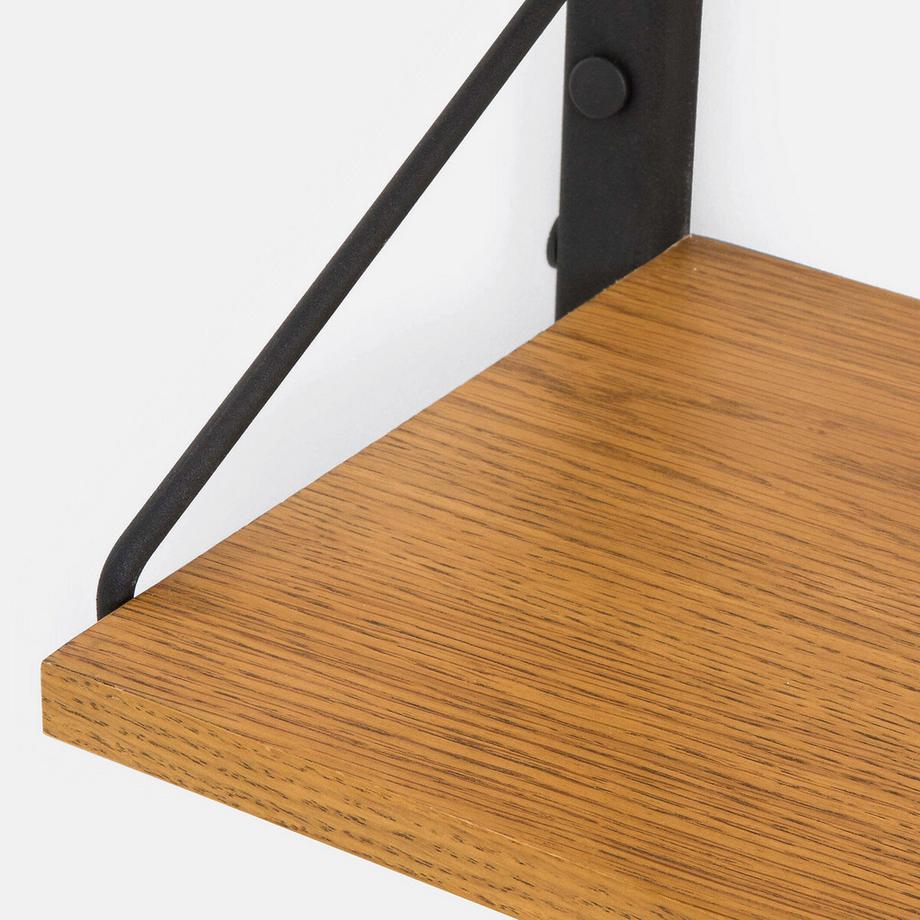 La Redoute Intérieurs Vintage-Wandregal mit Eichenfurnier  