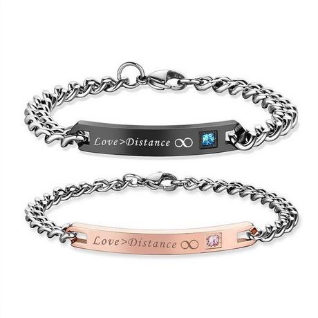 eStore  Bracelets d'amour / Bijoux pour couples - L'amour conquiert la distance 