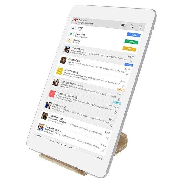 Avizar  Support Bureau Bois Smartphone Tablette 