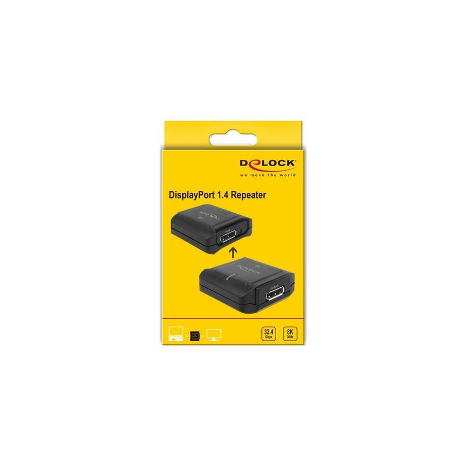 DeLock  Repeater DisplayPort 1.4 8K 30Hz 