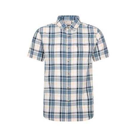 Mountain Warehouse Kurzarm Kariertes Button Down Hemd  