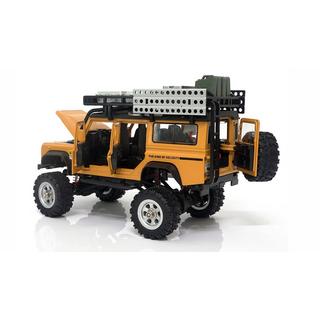 Amewi  Amewi D90X28 Metall Scale Crawler gelb modèle radiocommandé Camion à chenilles Moteur électrique 1:28 