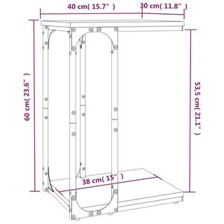 VidaXL tavolino Legno multistrato  