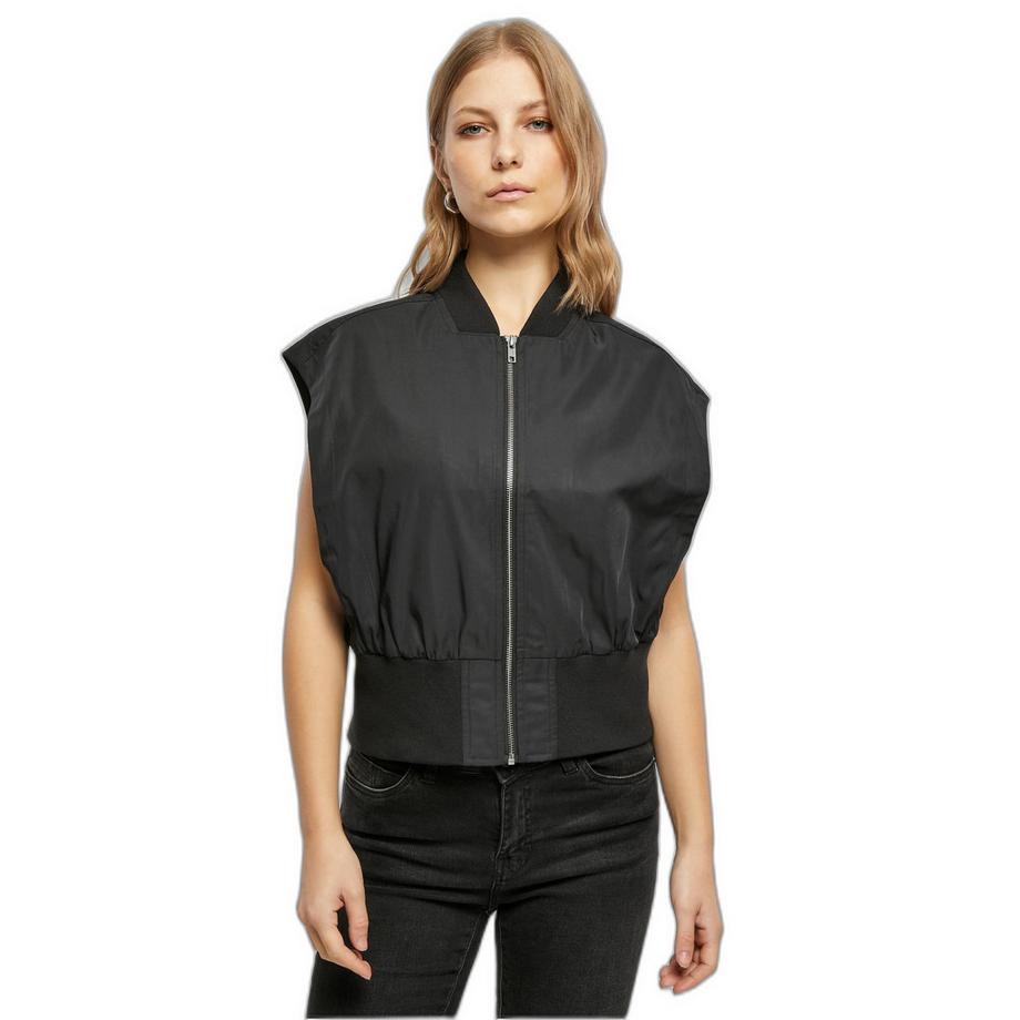 URBAN CLASSICS Giacca Bomber Corta Senza Maniche Taglie Forti  