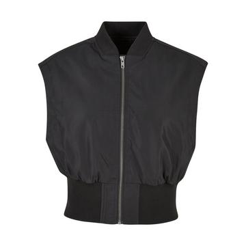 blouson court sans manches grandes tailles