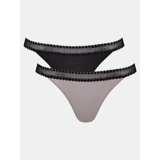 sloggi Go Ribbed Tanga Confezione da 2  