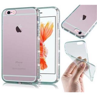 Cadorabo  Housse compatible avec Apple iPhone 6 / 6S - Coque de protection en silicone TPU flexible au design strassé 