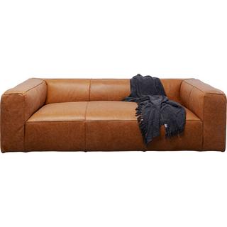 KARE Design Sofa Cubetto Smart Leder hellbraun 220  