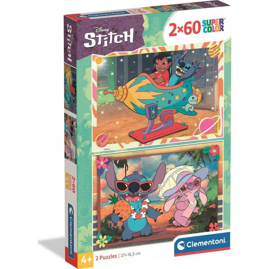 Clementoni  Puzzle 2in1 Stitch (60Teile) 