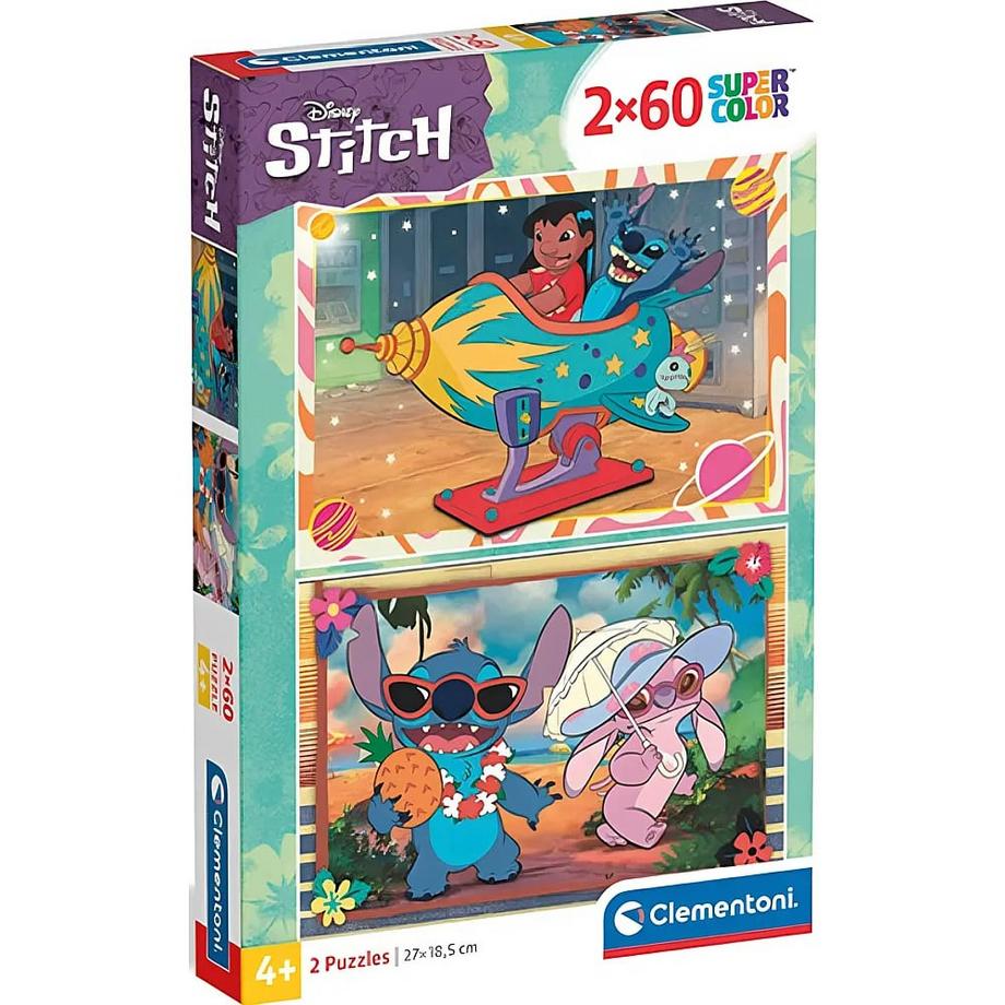 Clementoni  Puzzle 2in1 Stitch (60Teile) 