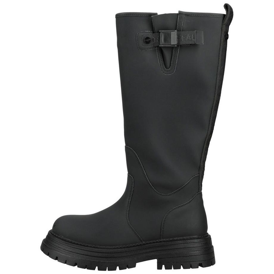 Buffalo Hohe Stiefel mit Schnallendetail und kräftiger Sohle  