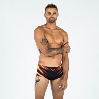 NABAIJI Herren Badehose Slip Bandeau breit 900 Kal Rot  