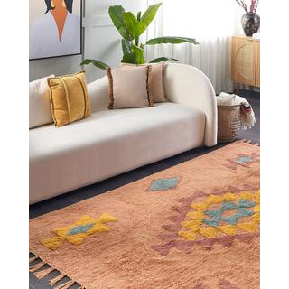 Beliani Tapis en Coton Boho IGDIR  