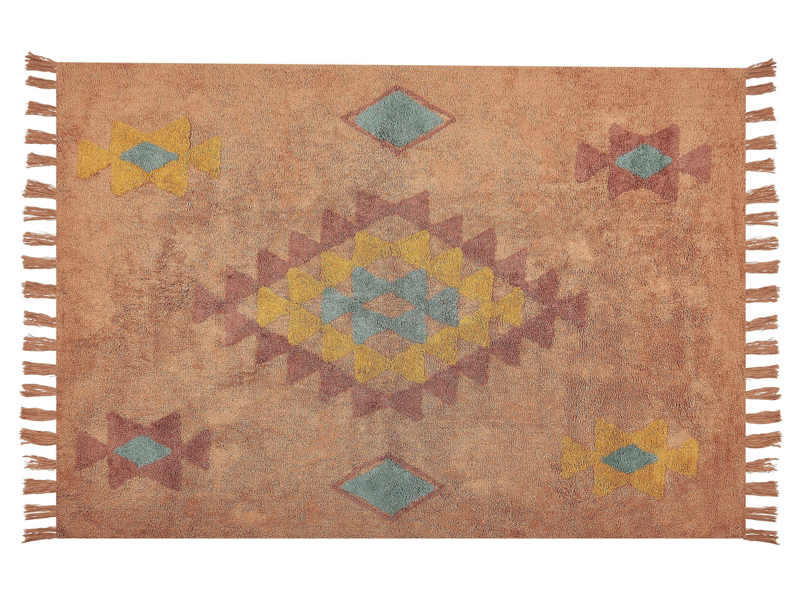 Beliani Tapis en Coton Boho IGDIR  