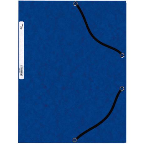 BÜROLINE BÜROLINE Gummibandmappe A4 460694 blau, Karton  