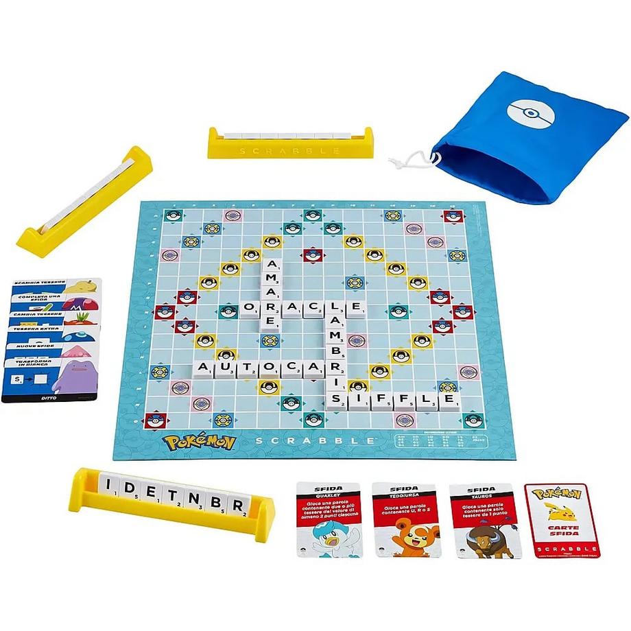 Mattel Games  Scrabble Pokémon 