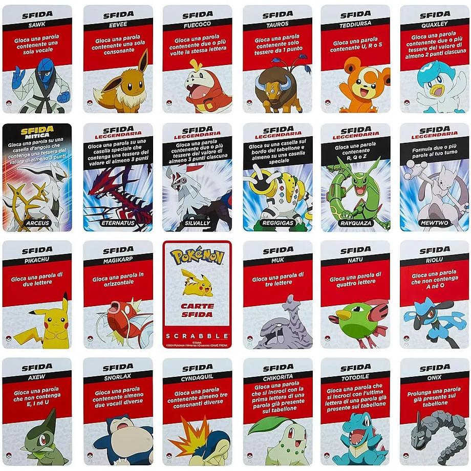 Mattel Games  Scrabble Pokémon 