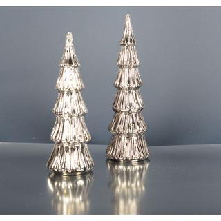 Aulica SAPIN ARGENT DECORATIF EN VERRE H29CM  