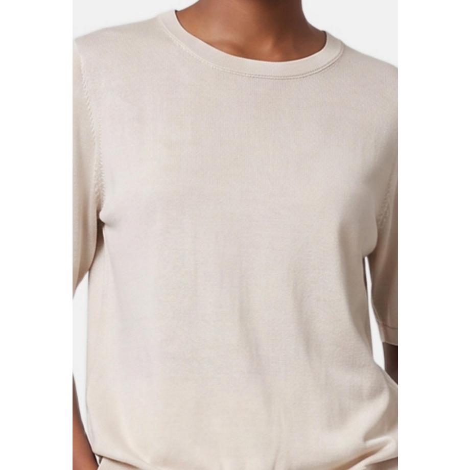 Chiara Ferretti Top tricoté manches courtes  