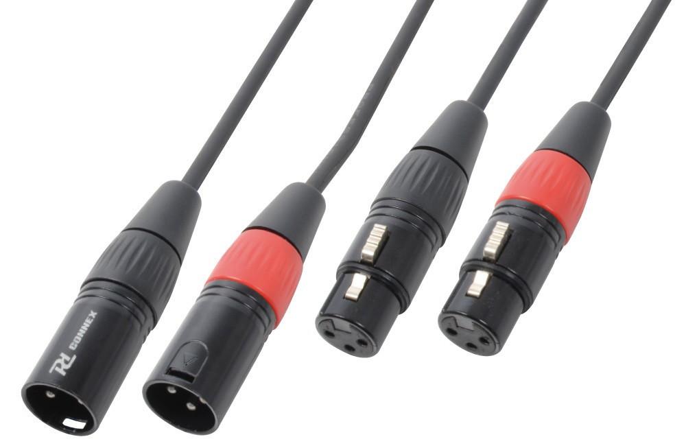 PD-Connex  PD-Connex 177054 Audio-Kabel 6 m XLR (3-pin) Schwarz 