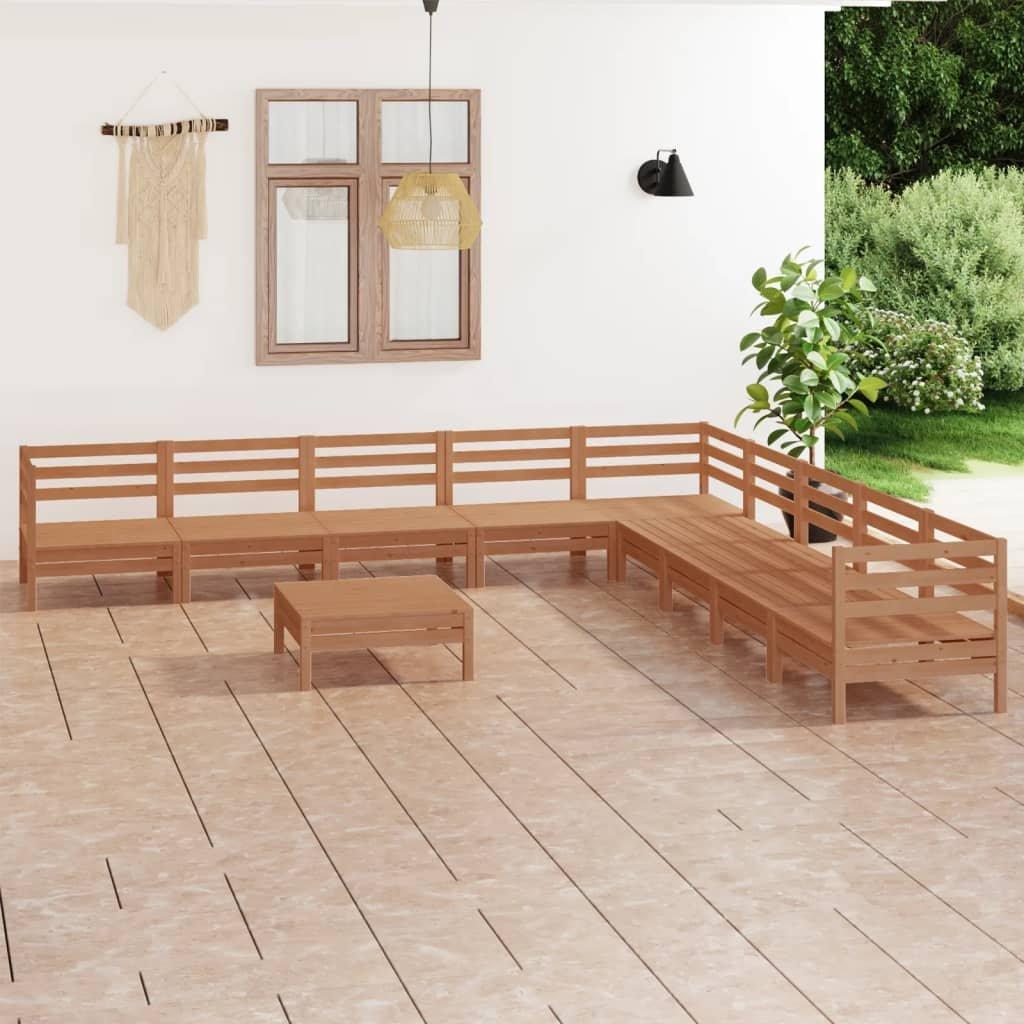 VidaXL set salotto da giardino Legno di pino  