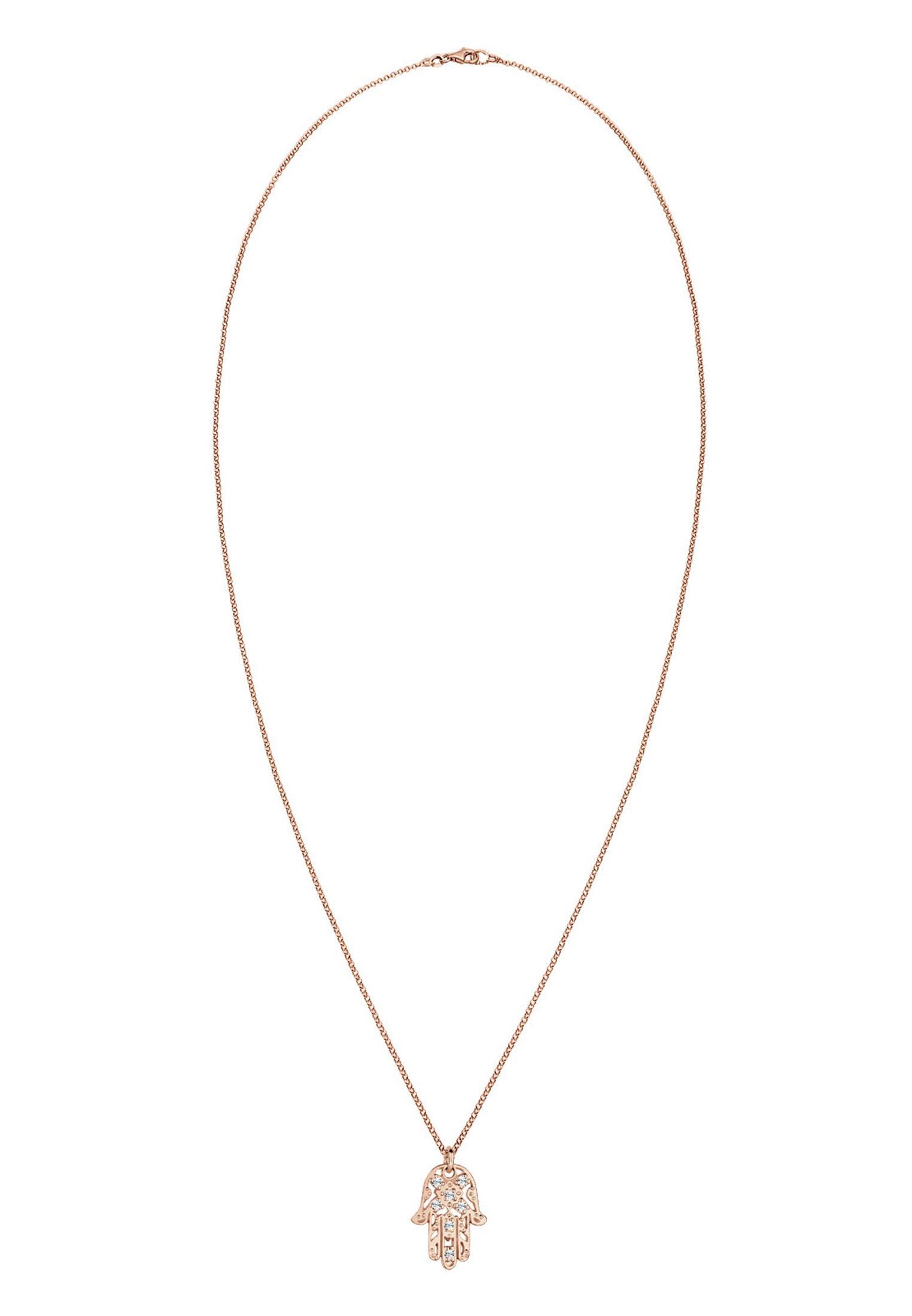 Elli  Halskette Hamsa Hand Kristalle 