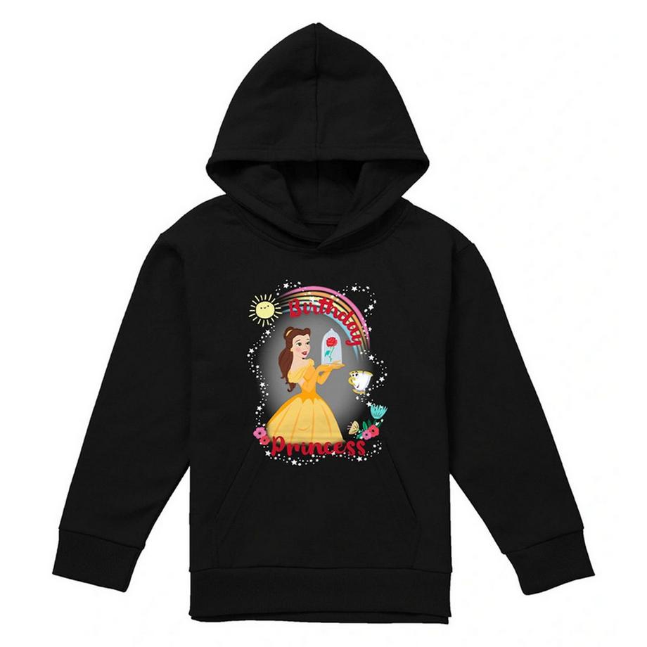 Sweat À Capuche Motif Belle Et Zip Birthday Princess