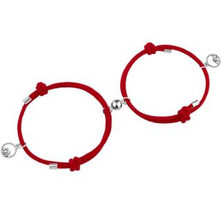 eStore  Paararmband mit Magnet - Rot 