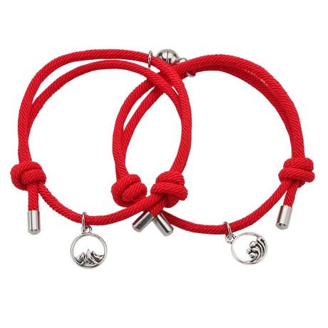 eStore  Paararmband mit Magnet - Rot 